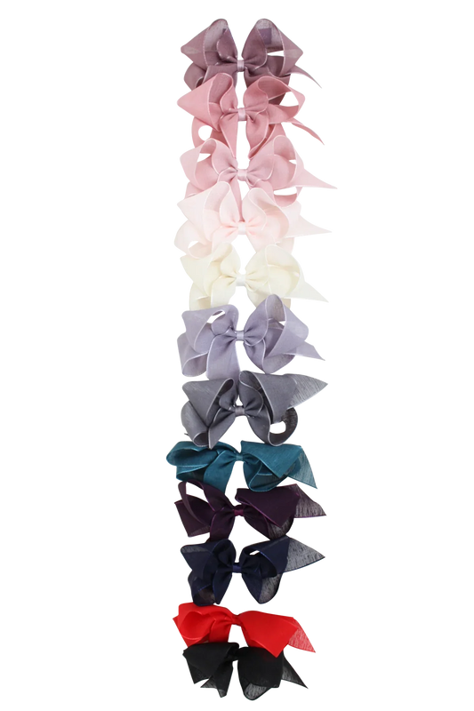 Empress Giant 7" Silk Bows - Select Color