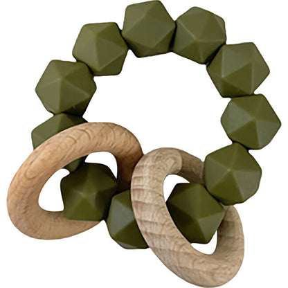 Abby Teething Rattle - Select Color