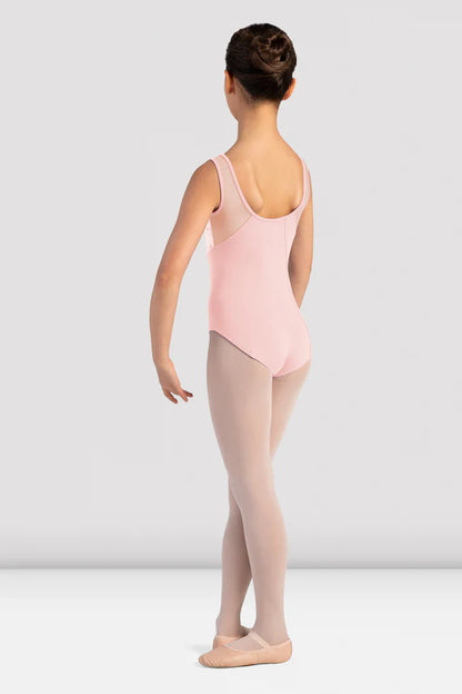 CL1027 - Girls Taylor Velvet Tank Leotard (Candy Pink) - Select Size