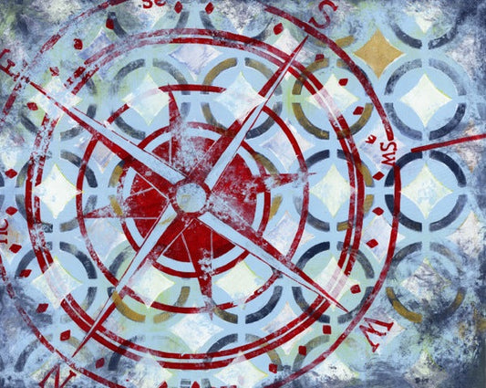 Compass Canvas  - RM250 -Wall Art