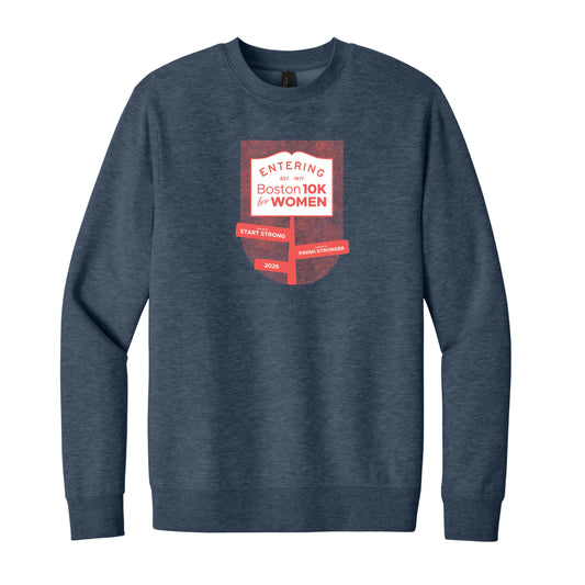 Boston 10K for Women - Unisex Fleece Crewneck Sweatshirt (DT6104)