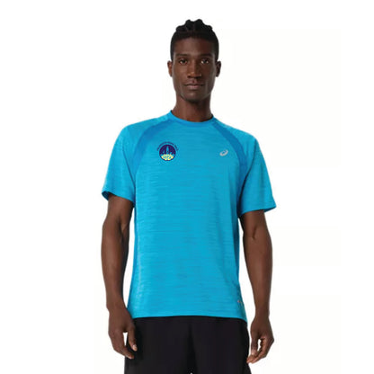 ASICS Falmouth Road Race 2026 - ASICS Men's Road SS Top Aegean Blue (2011D453) (FRR26-18 LC))