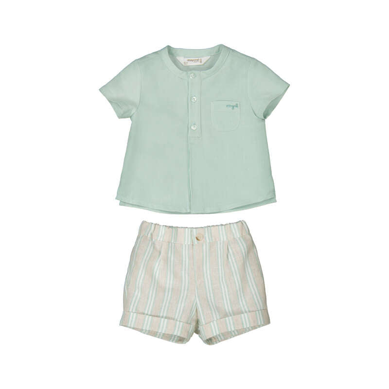 Aqua Shirt & Short Set - Select Size