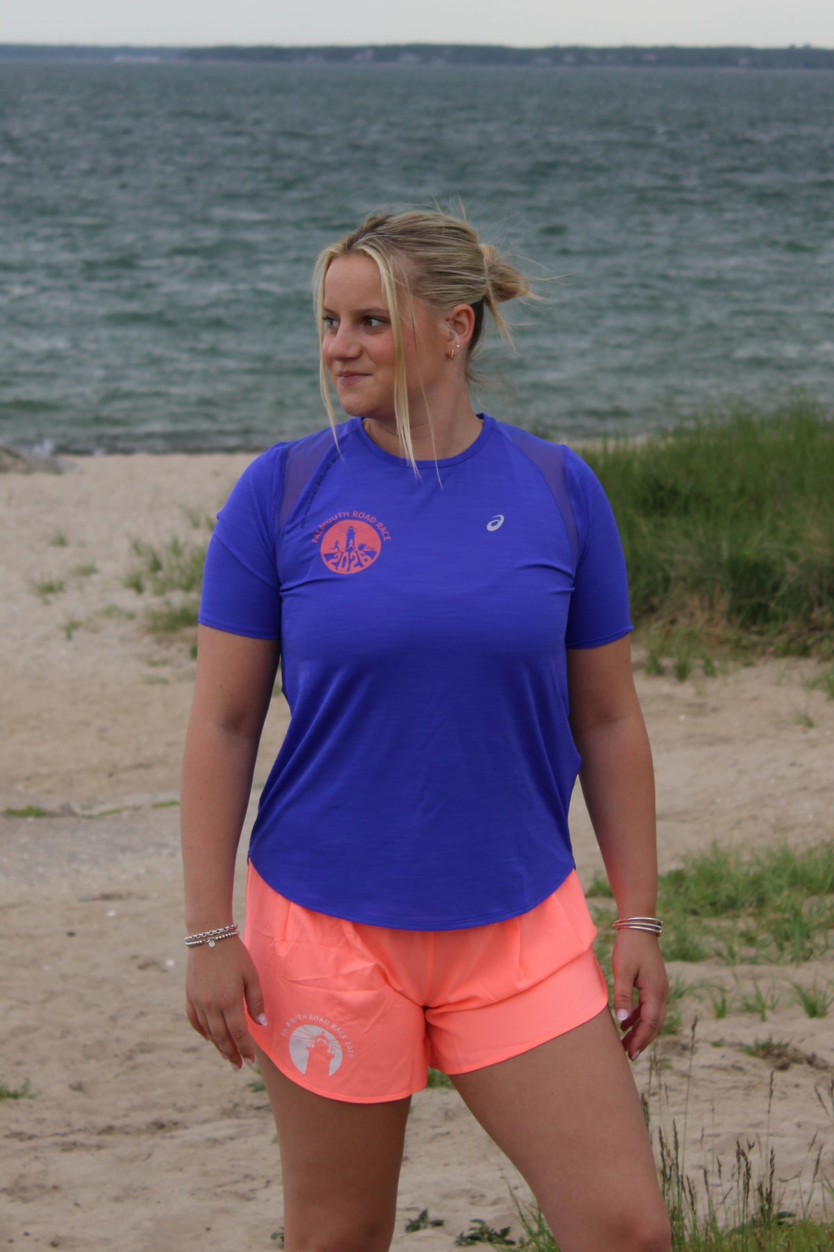 ASICS Falmouth Road Race 2026 - ASICS Women's Road SS Top Cobalt Burst (2012D371) (FRR26-17)