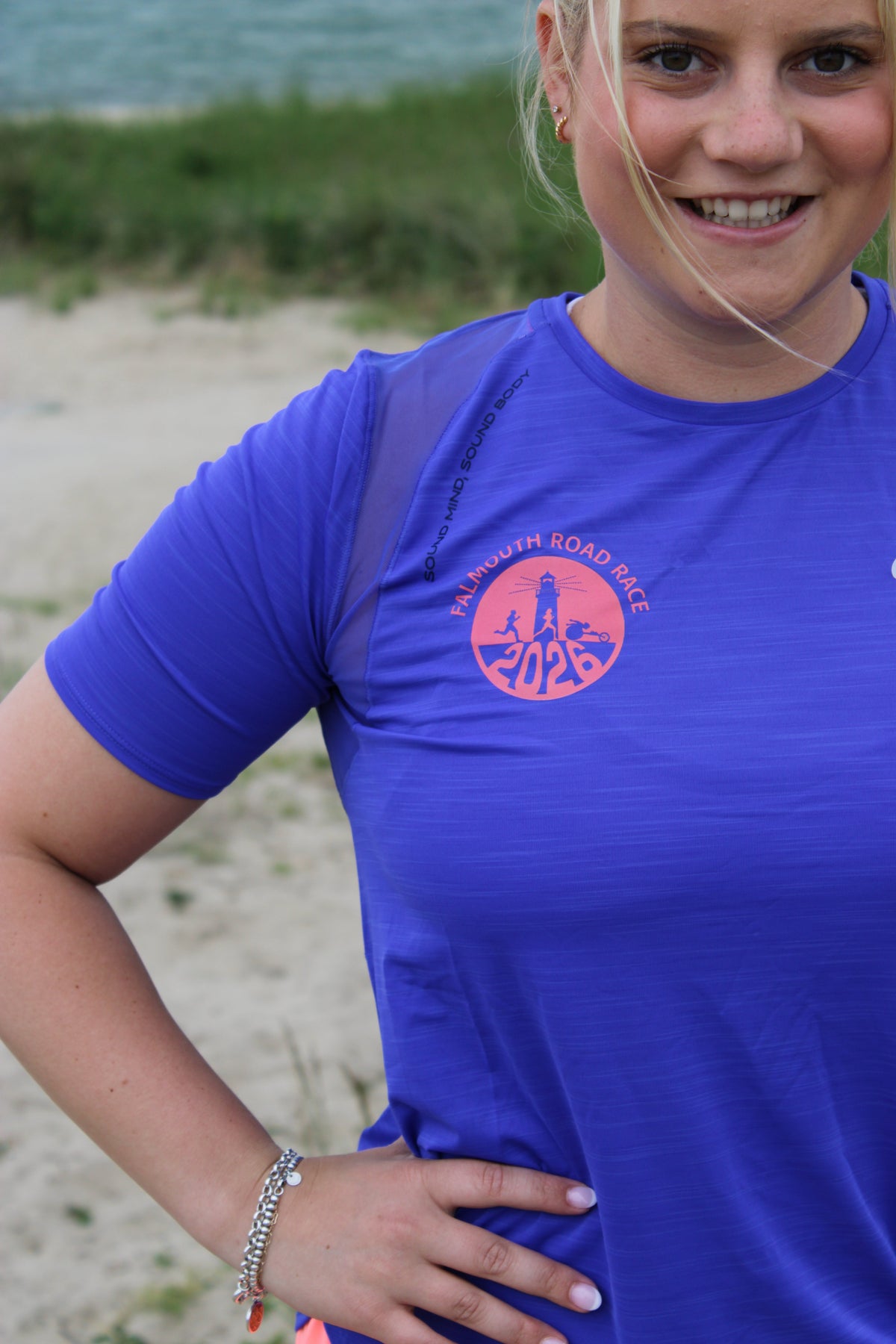 ASICS Falmouth Road Race 2026 - ASICS Women's Road SS Top Cobalt Burst (2012D371) (FRR26-17)