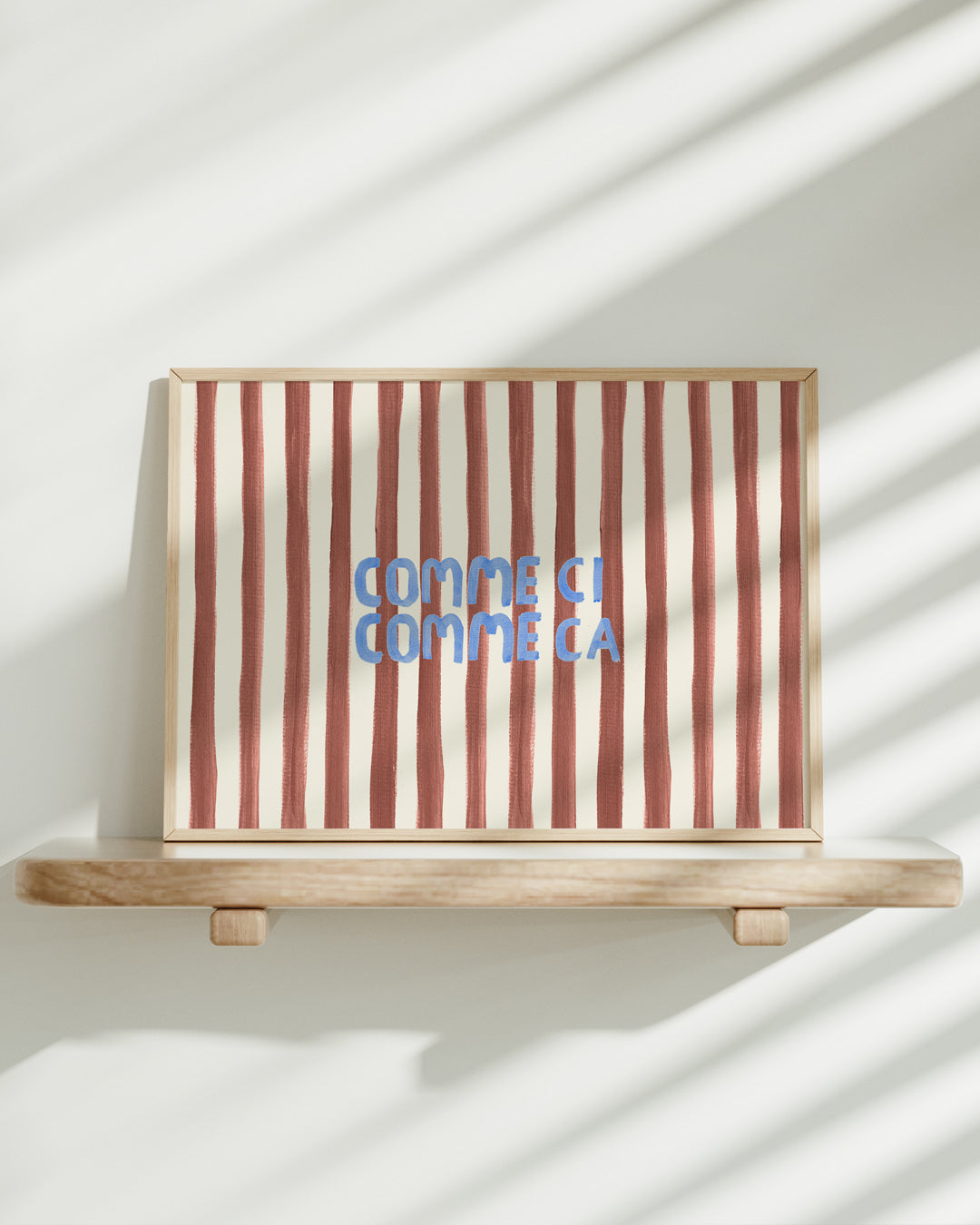 Comme Ci Comme Ca' - Word Art Print