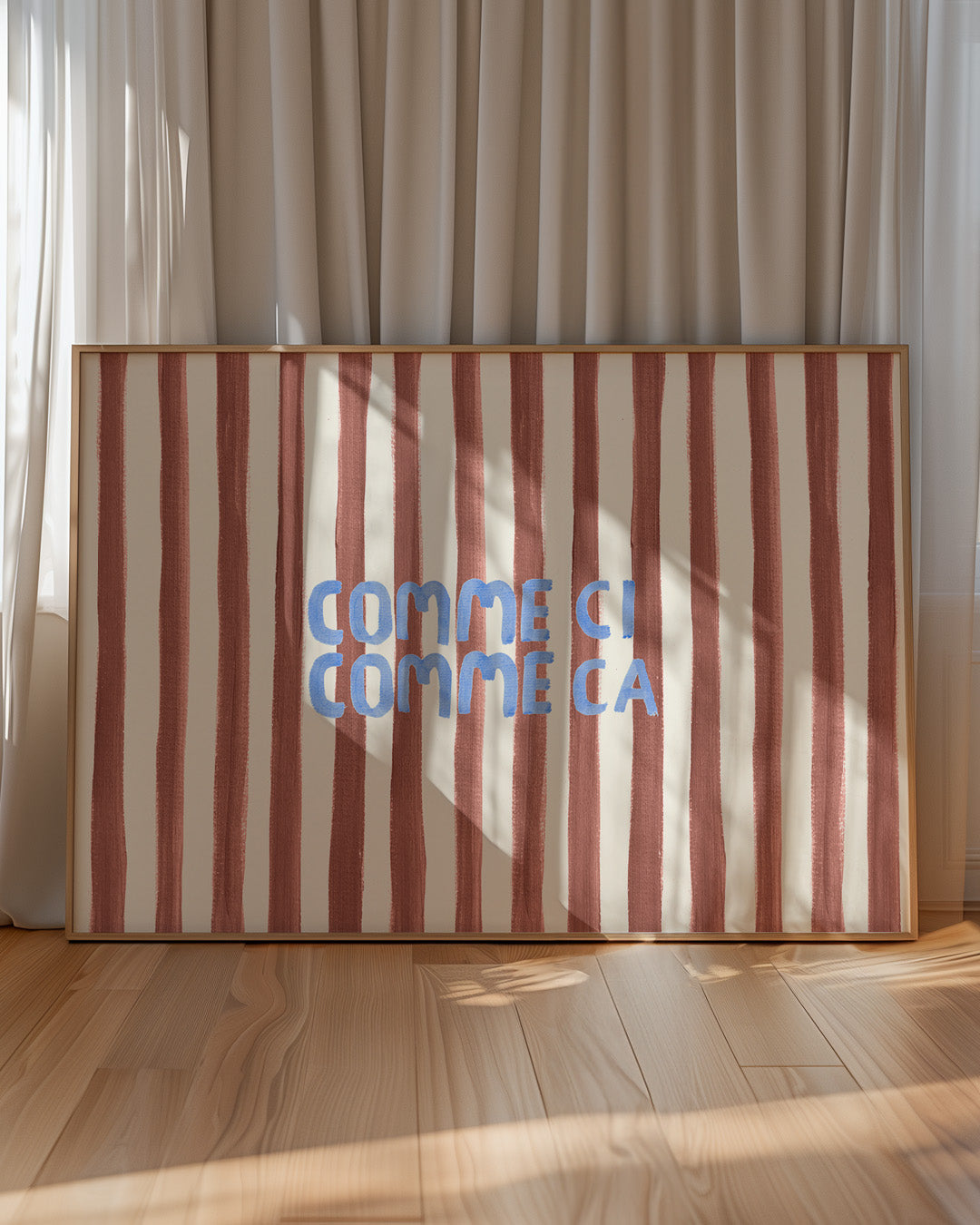 Comme Ci Comme Ca' - Word Art Print