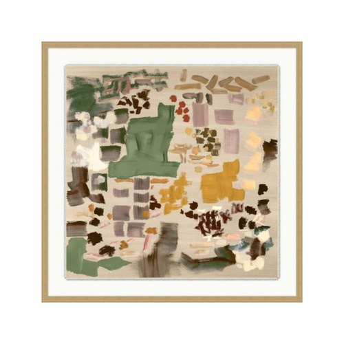 "Earth Pieces I" Framed Art Print
