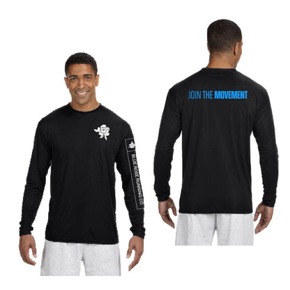 Blue Rose Running - Men's Cooling Performance Long Sleeve Tee (A4N3165)