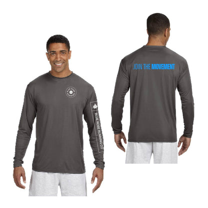 Blue Rose Running - Men's Cooling Performance Long Sleeve Tee (A4N3165)