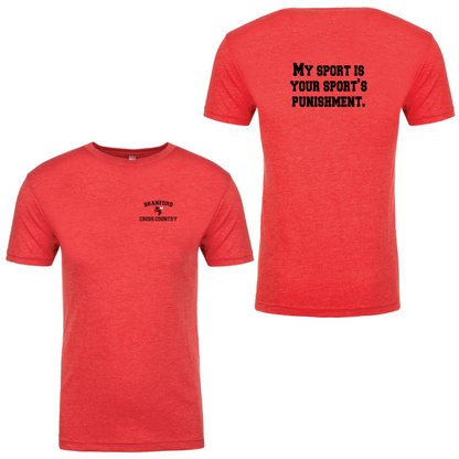Branford Cross Country - Next Level Apparel Unisex Triblend T-Shirt (NL6010)
