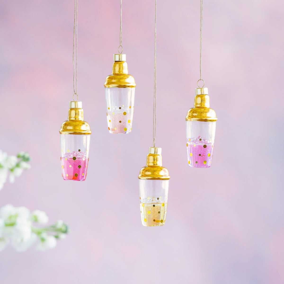 Cocktail Shaker Ornament - Select Style