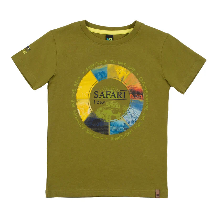 Green Safari Short Sleeve Tee - Select Size