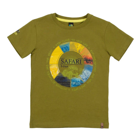 Green Safari Short Sleeve Tee - Select Size