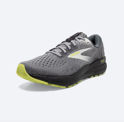 Brooks Mens Ghost 16- Primer/Grey/Lime (1104181D040)