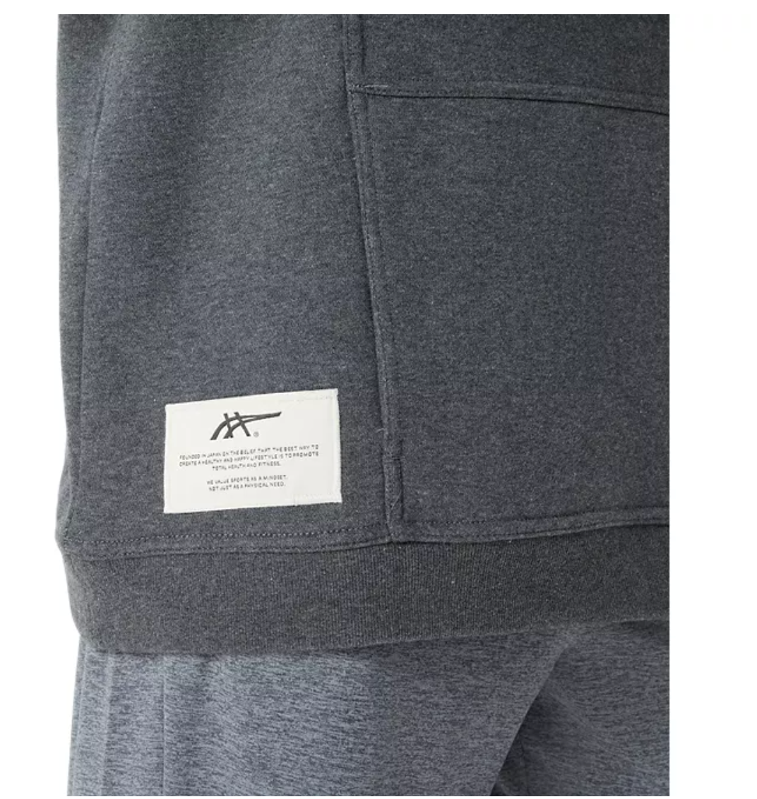 2026 Los Angeles Charity Half Marathon - ASICS Unisex Sunday Sana Fleece Hoodie - Dark Heather Grey (2033B739) (LA26-21)