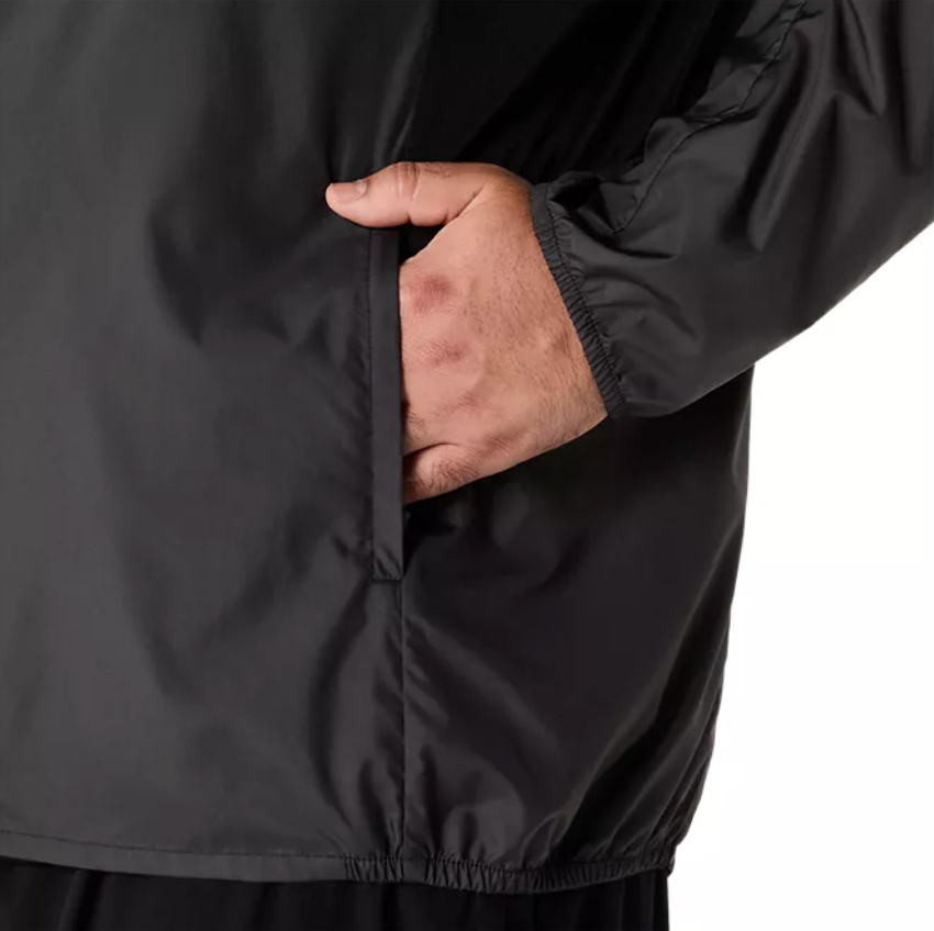 ASICS Men's Silver Jacket Black (2011D235)