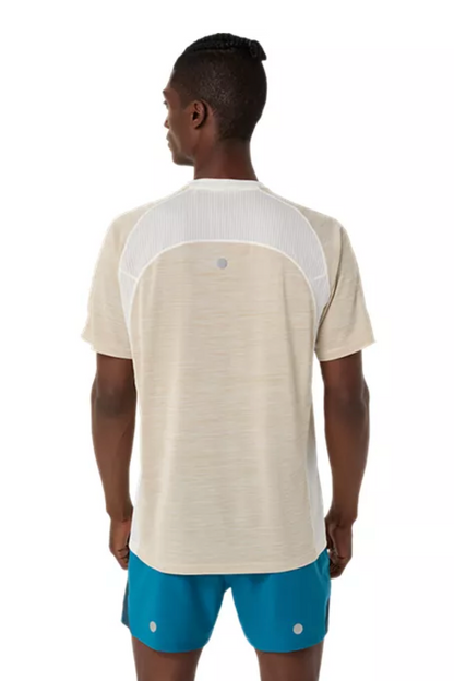 2026 ASICS Los Angeles Marathon FINISHER - ASICS Men's Road SS Top Cream (2011D453) (LA26-32)