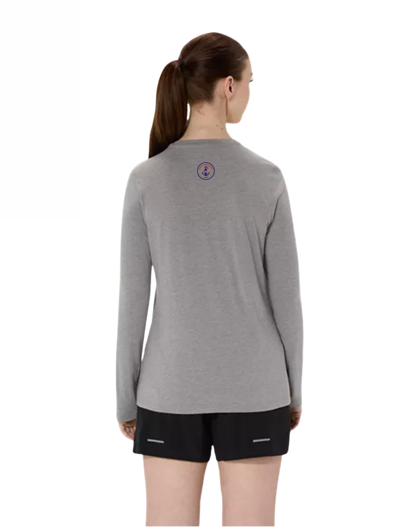 Blue Star Families FRR - ASICS Women's PR Long Sleeve Triblend Tee Grey (2012D305)