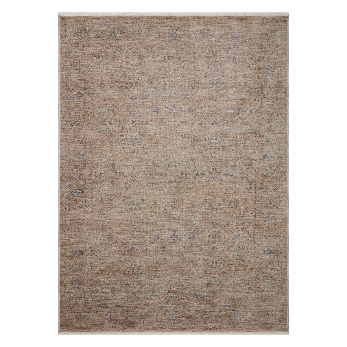 Angela Rose x Loloi Blake Taupe/ Blue Rug