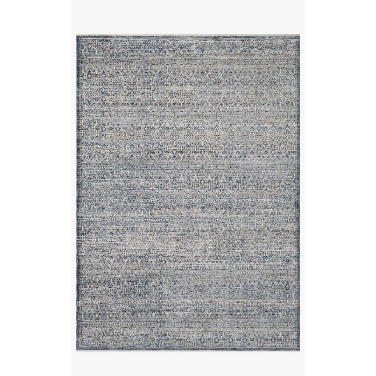 Amber Lewis x Loloi Zuma Denim / Ivory Rug