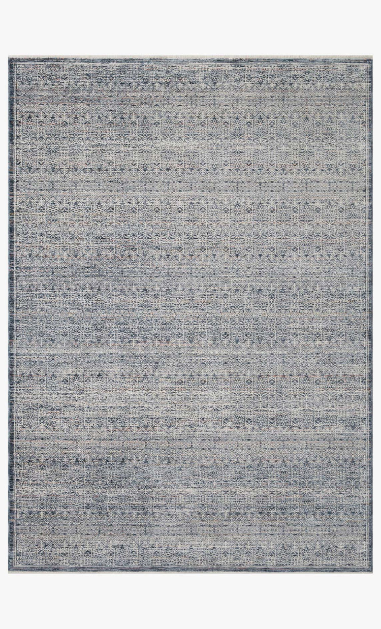Amber Lewis x Loloi Zuma Denim / Ivory Rug