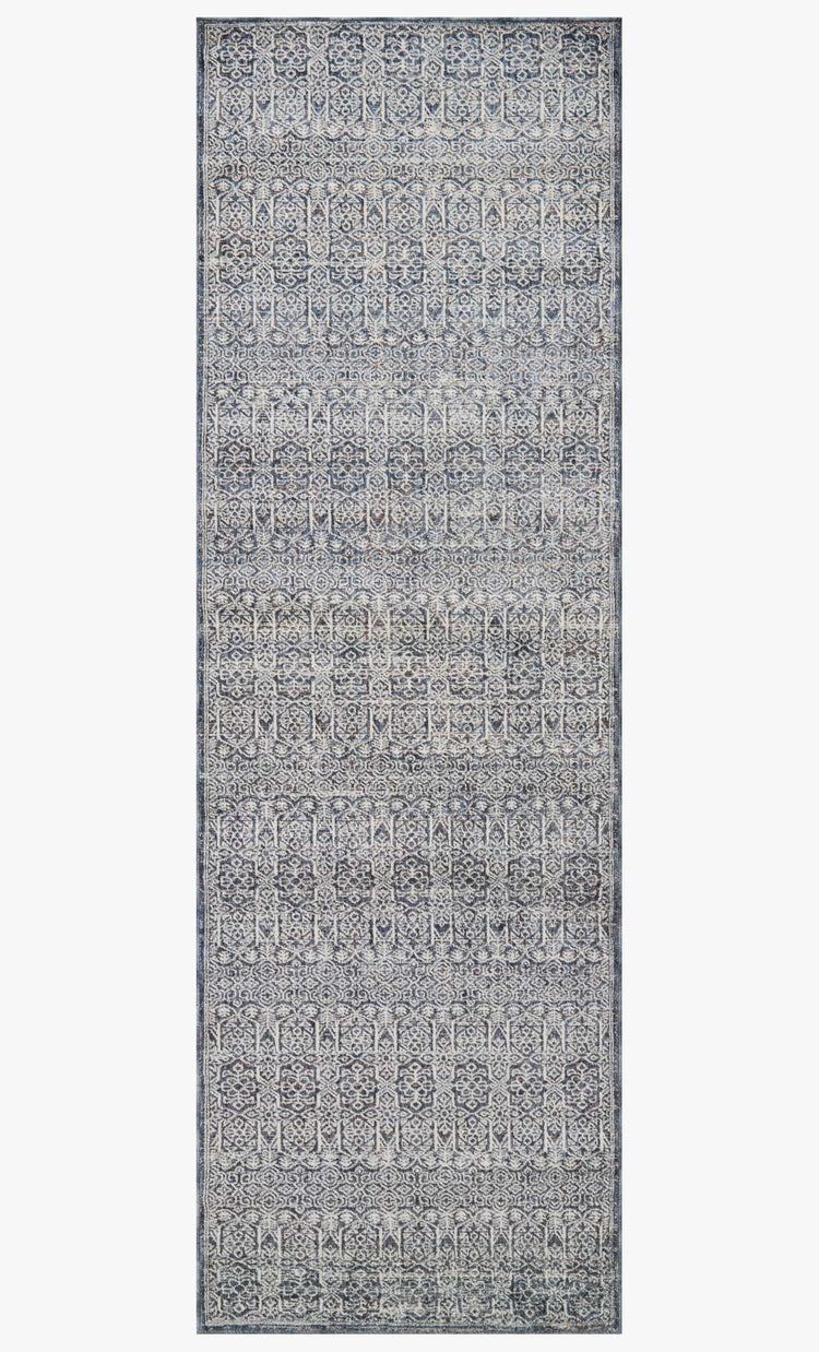 Amber Lewis x Loloi Zuma Denim / Ivory Rug