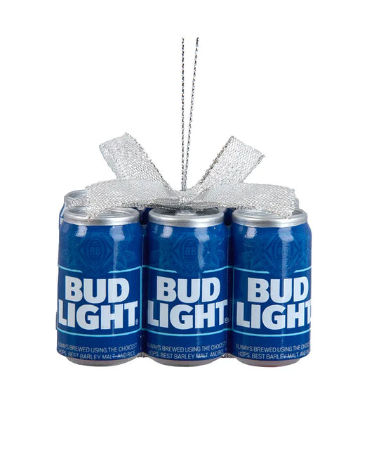 BudweiserÂ® Bud Light 6-Pack Cans Ornament