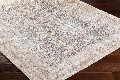 Aria Navy / Blush Washable Rug