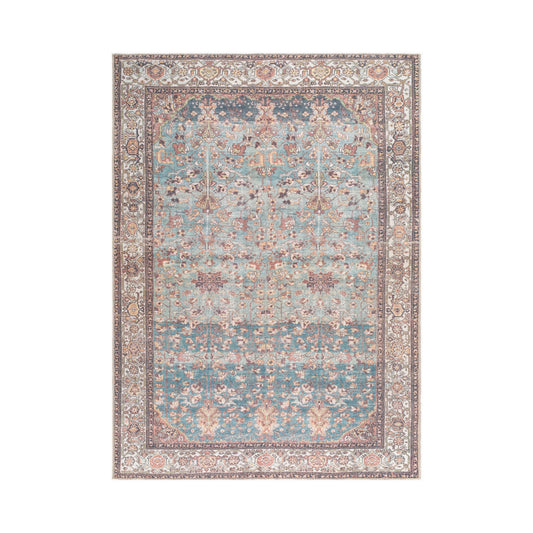 Aria Ocean / Clay Washable Rug