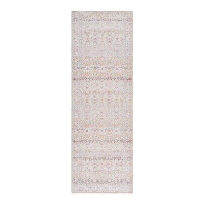 Aria Camel / Rust Washable Rug
