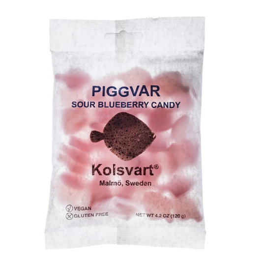 Kolsvart Sour Blueberry Swedish Fish