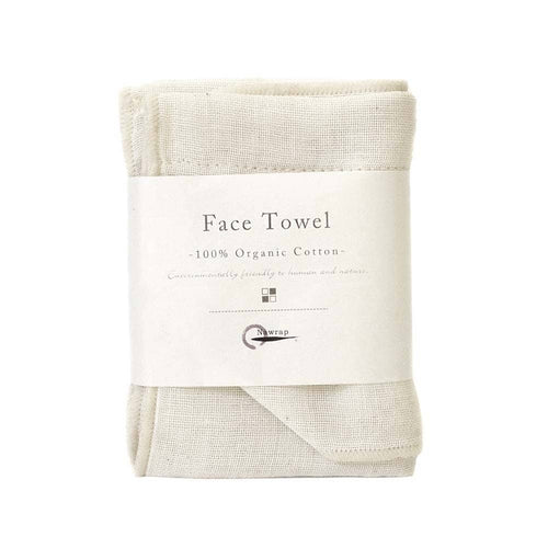 Nawrap Organic Cotton Face Towel - Ivory