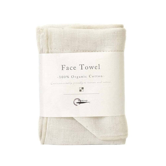 Nawrap Organic Cotton Face Towel - Ivory
