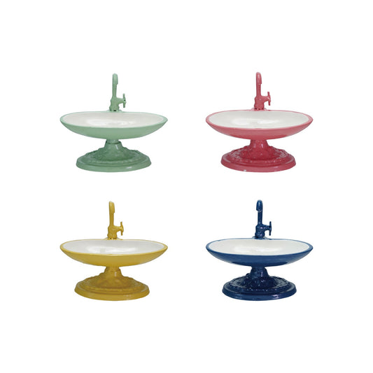 Cast Iron Sink Shaped Sponge/Soap Holder - Select Color