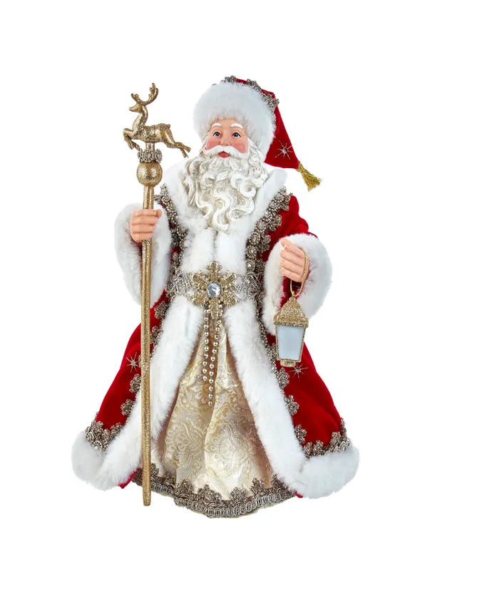 10.5" FabrichÃ©â¢ Regal Red Santa