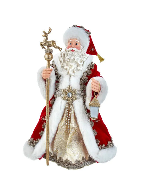 10.5" FabrichÃ©â¢ Regal Red Santa