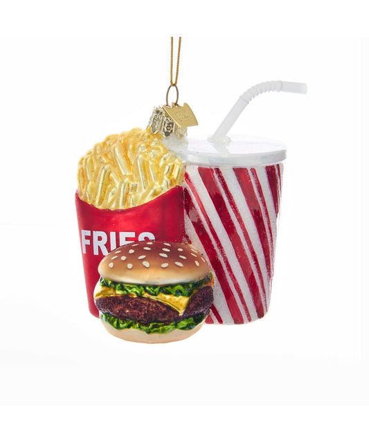 Glass Fast Food Combo Ornament - Noble Gemsâ¢