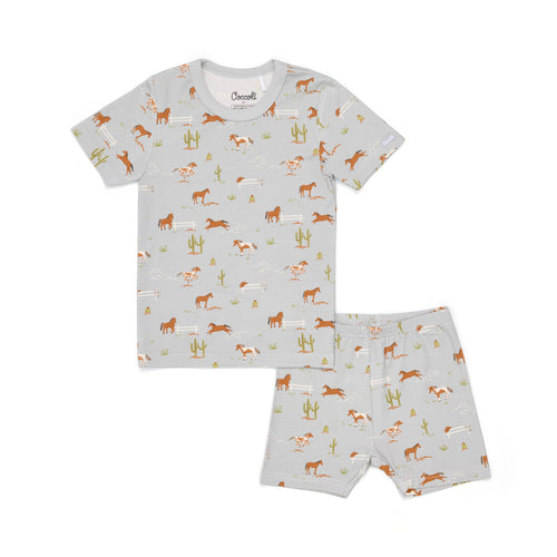 Horses Modal Boy 2-Pc Pajama