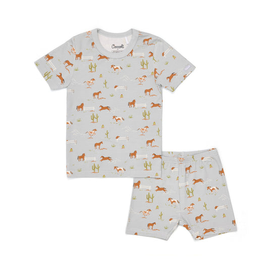 Horses Modal Boy 2-Pc Pajama