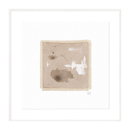 "Organic Neutrals XVIII" Framed Art Print