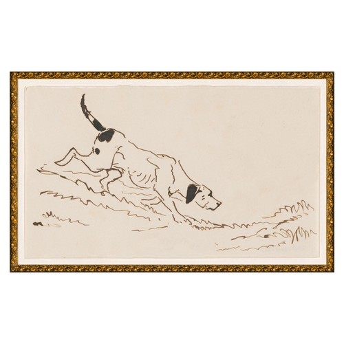 "The Hound" Framed Art Print