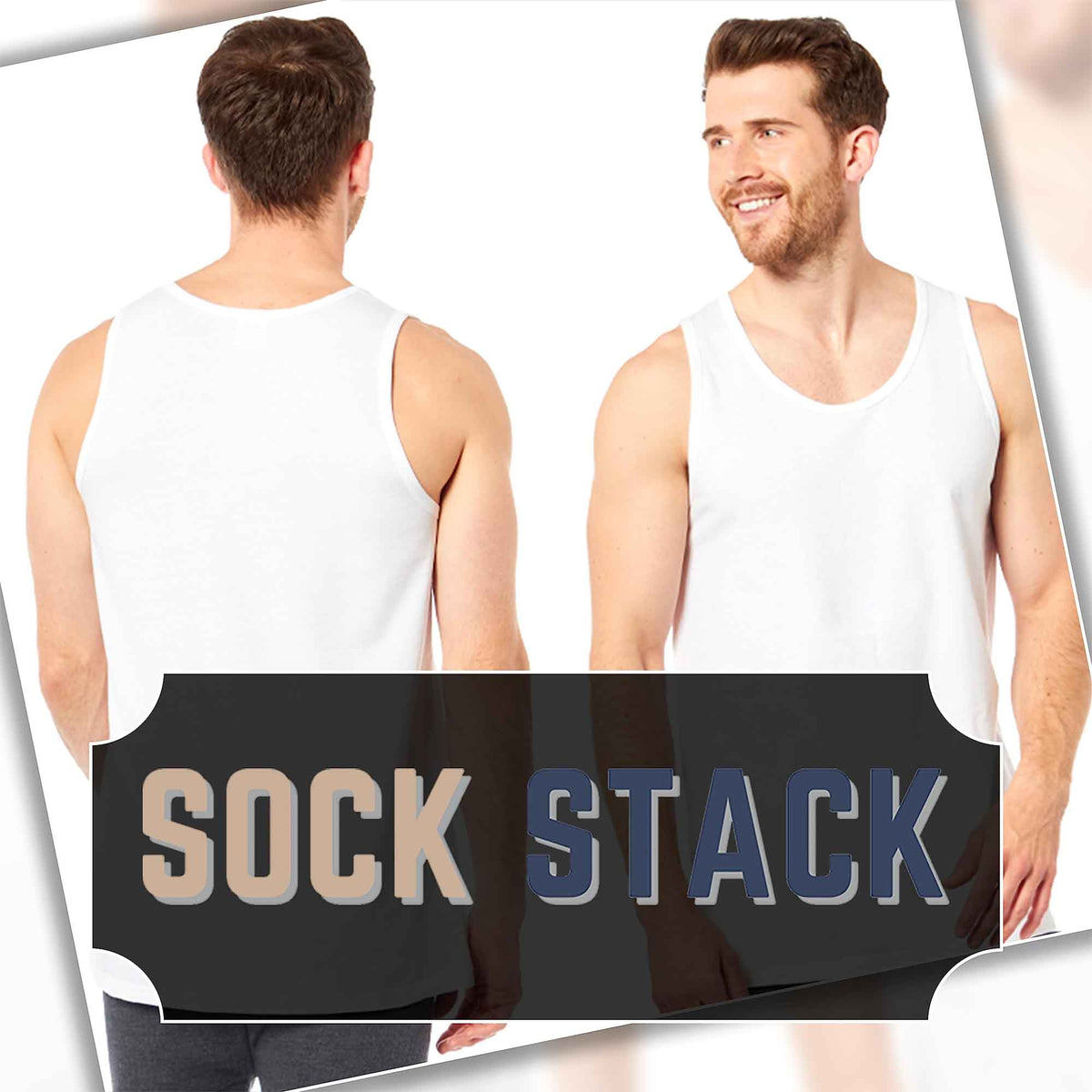 Pack of 6 Men's Cotton Blend Gym Muscle Vests
